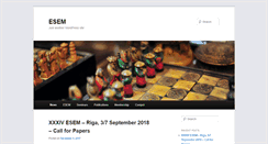 Desktop Screenshot of esem-music.eu