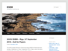 Tablet Screenshot of esem-music.eu